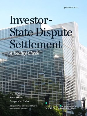 cover image of Investor-State Dispute Settlement